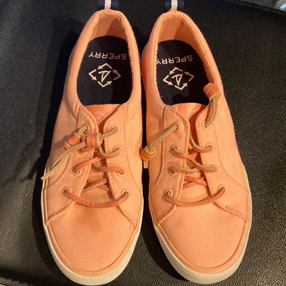 Sperry Women's Orange Canvas Shoes